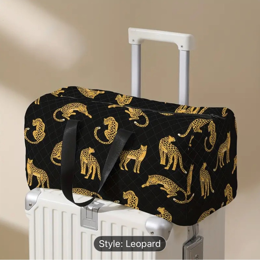 Leopard Print Travel Bag Comfortable & Trendy